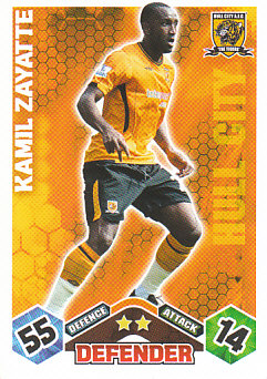 Kamil Zayatte Hull City 2009/10 Topps Match Attax #168